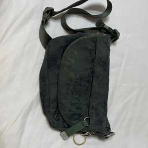 lululemon Green Camouflage Crossbody Bag